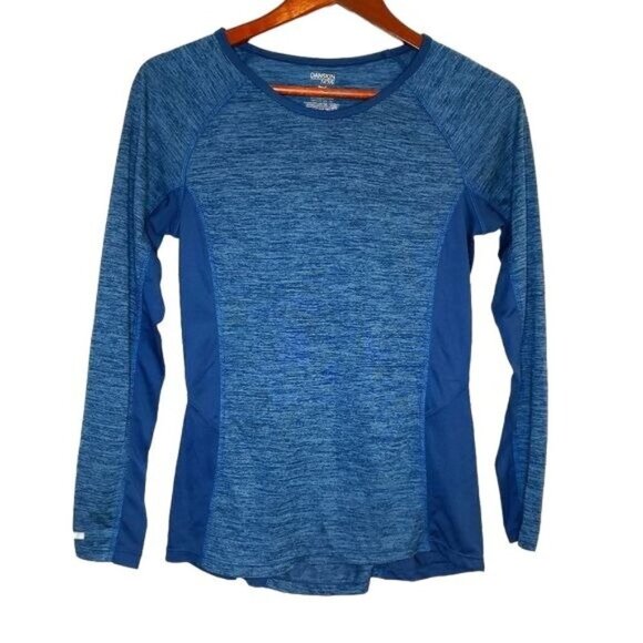 Blue fitted exercise‎ shirt long sleeve - Picture 1 of 7